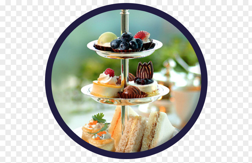 Afternoon Tea Scone Petit Four Quiche Clotted Cream PNG