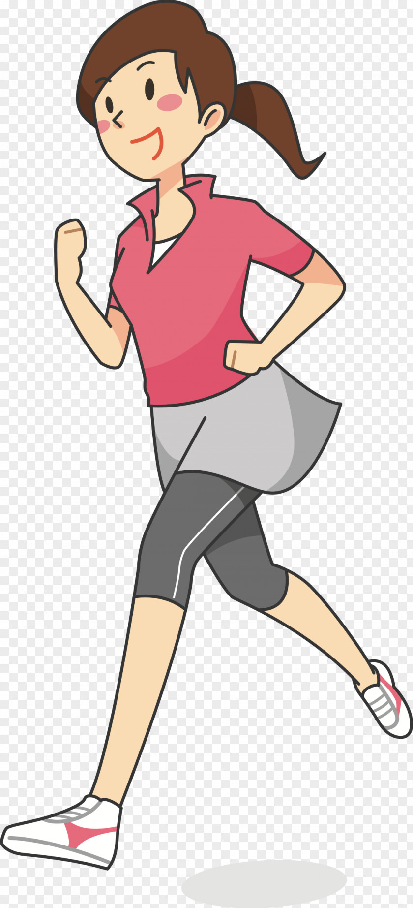 Jogging Clip Art Women Vector Graphics Openclipart PNG