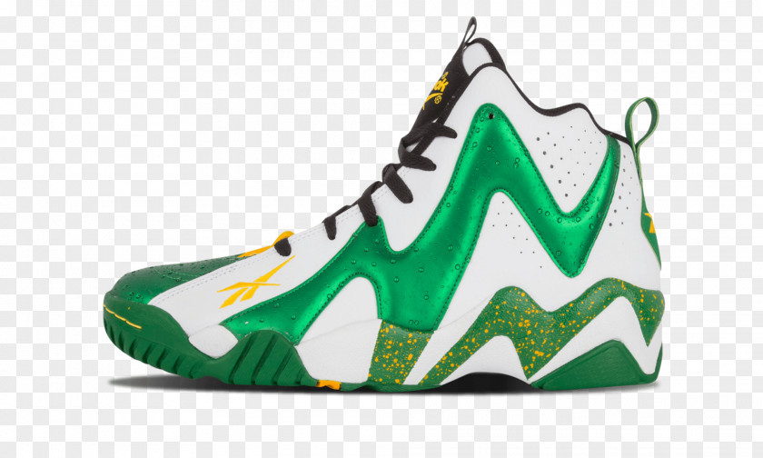 Reebok Sneakers Basketball Shoe Green PNG