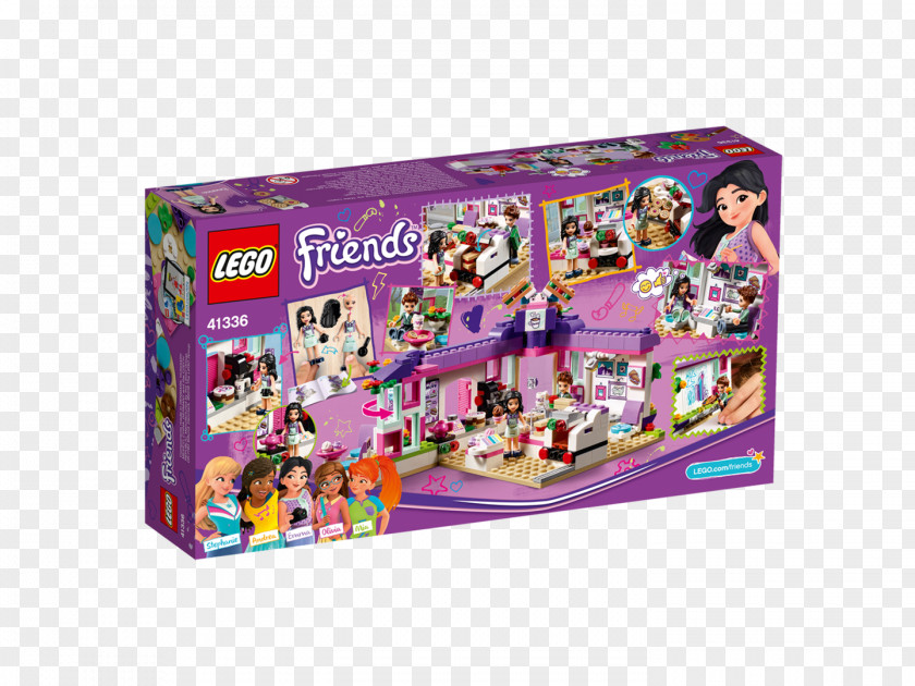 Toy LEGO 41336 Friends Emma's Art Café Hamleys PNG