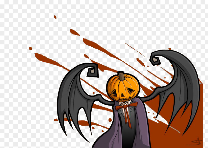 Halloween Pumpkin Bat Vector Ayumu Kasuga Graphic Design Wallpaper PNG