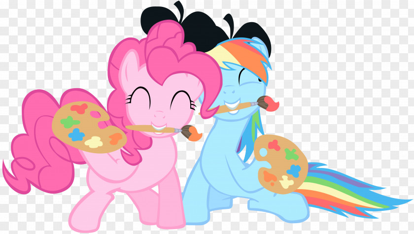 Horse Pony Rainbow Dash Pinkie Pie PNG