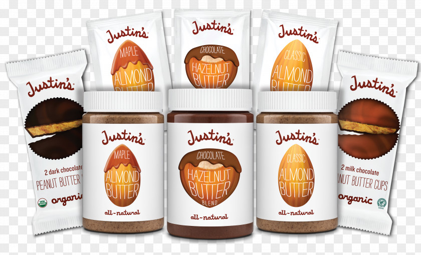 Butter Peanut Cup Justin's Nut Butters Hazelnut PNG