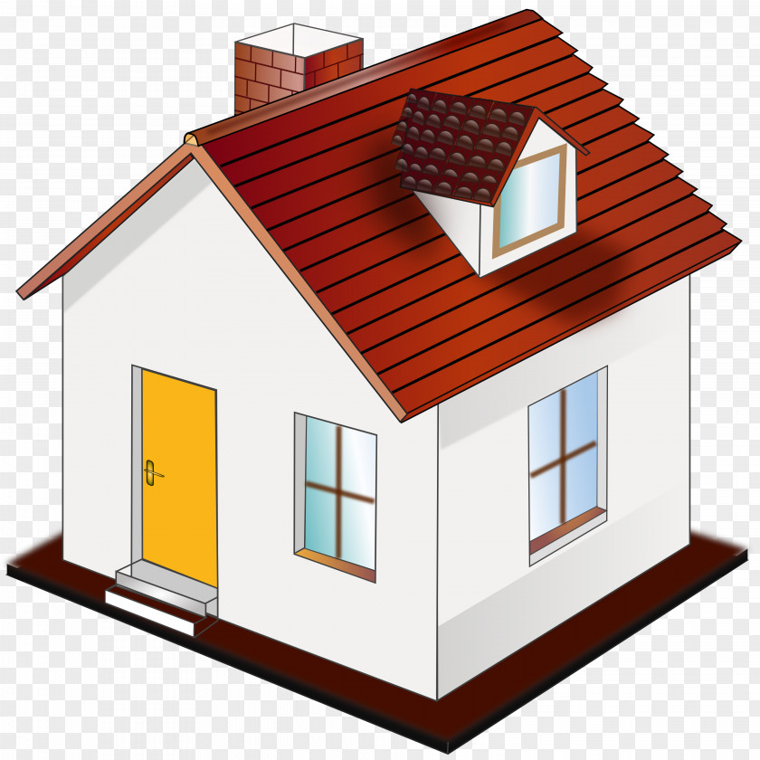 House Cartoon Clker Clip Art Transparency Openclipart PNG