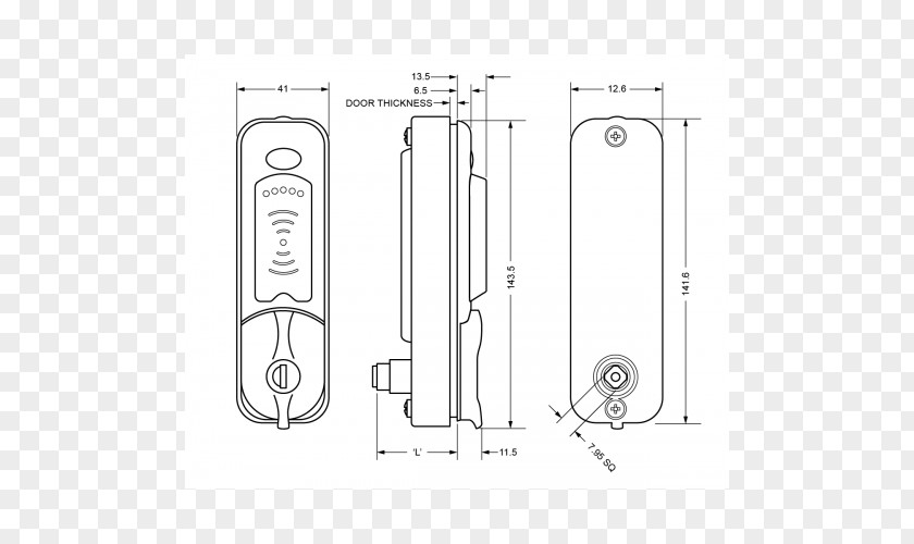 Line Door Handle Drawing Plumbing Fixtures PNG