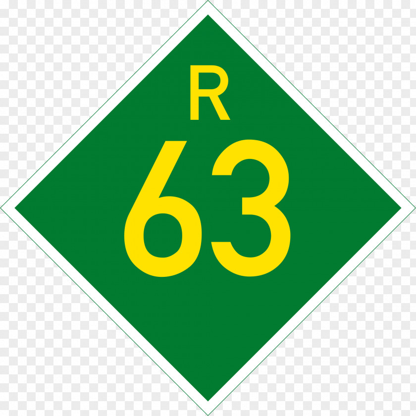 R Highway Shield Route Number Road Bundesautobahn 63 PNG
