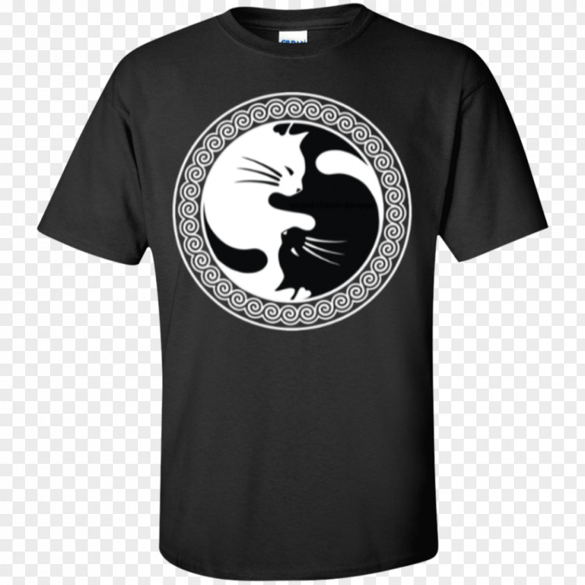 Yin Yang Cat T-shirt Hoodie Clothing Sleeve PNG