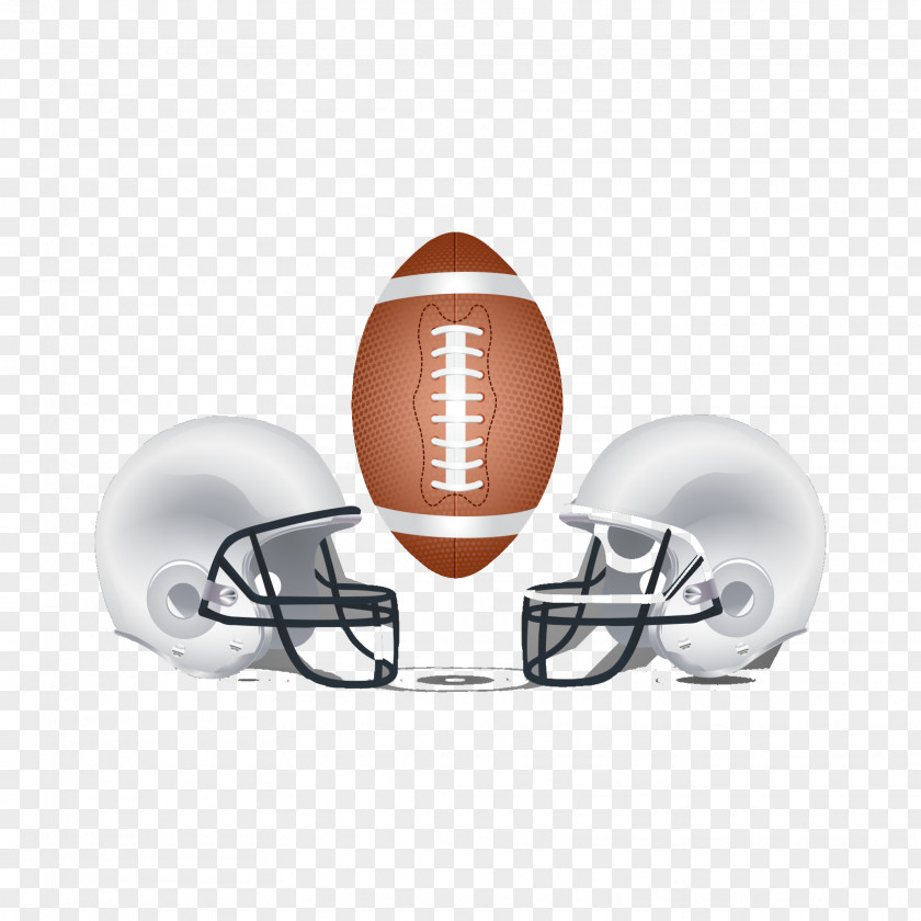 American Football Ball And Helmet NFL PNG