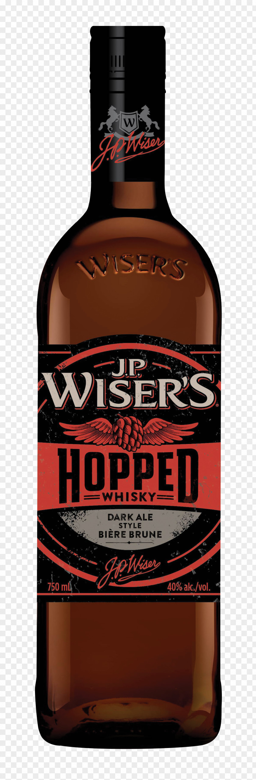 Champagne Cheers Canadian Whisky Liqueur Blended Whiskey J.P. Wiser's PNG