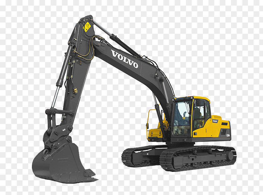 Crawler Excavator AB Volvo Cars EC Construction Equipment Specification PNG