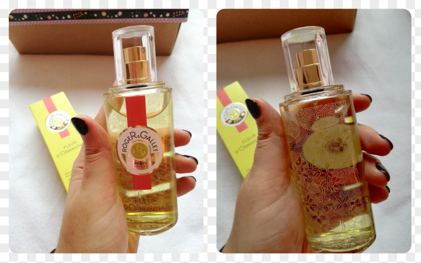 Osmanthus Glass Bottle Perfume Roger & Gallet Devilwood Flavor PNG