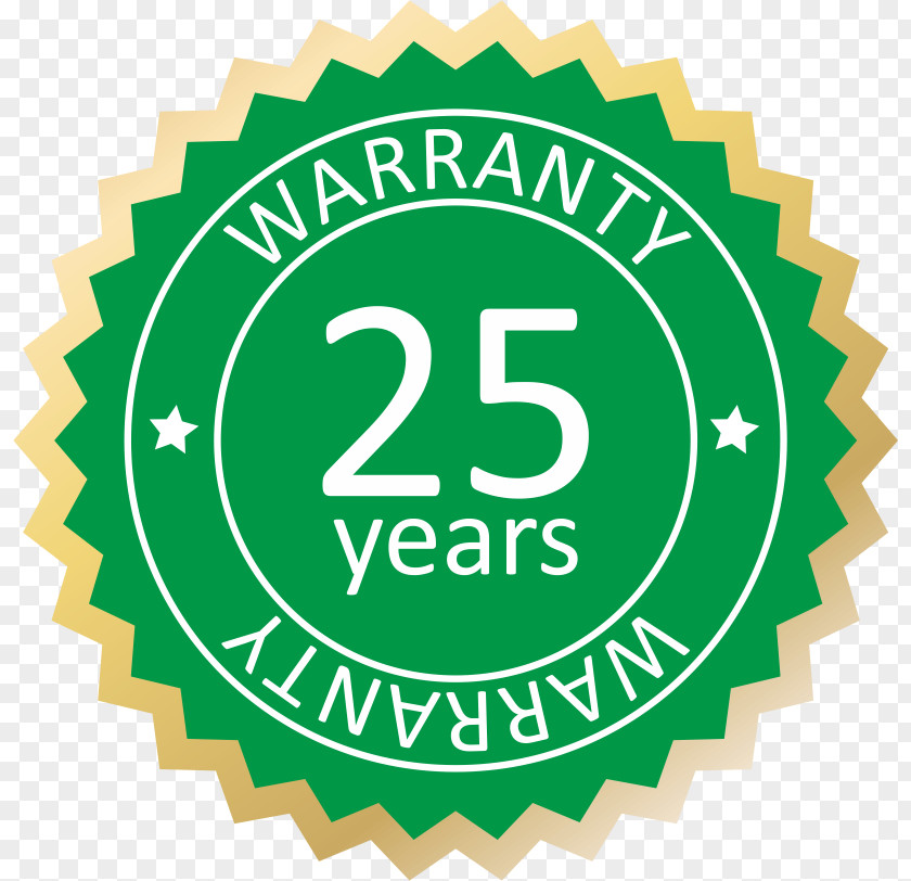 1 Year Warranty Logo Stock Photography PNG