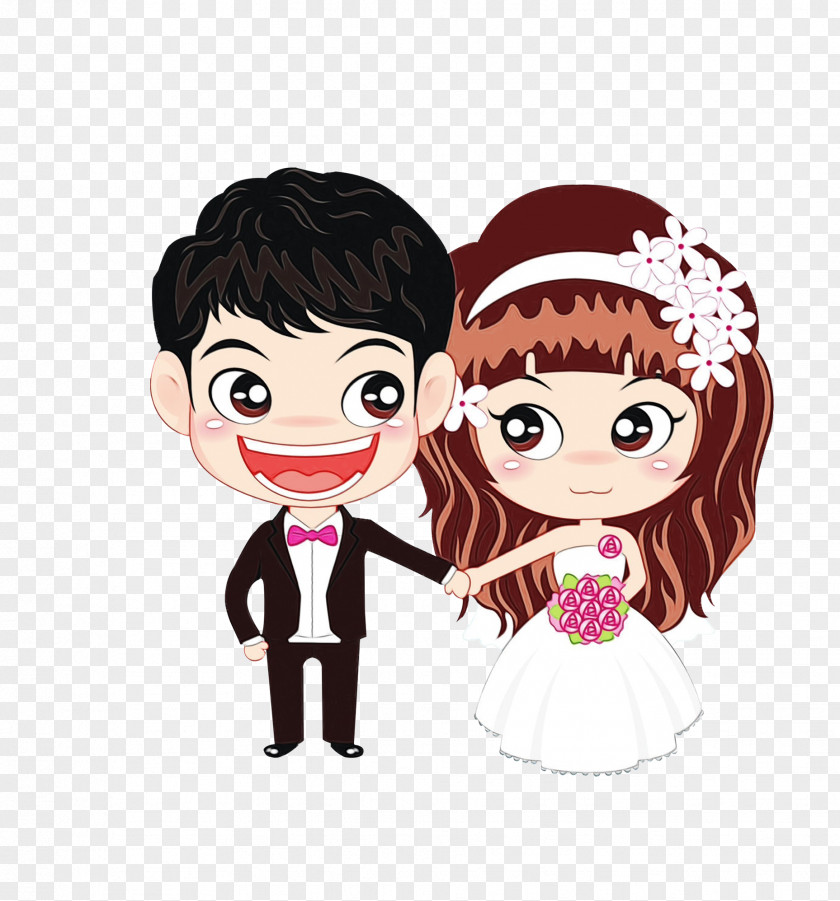 Bridegroom Cartoon Engagement Illustration PNG