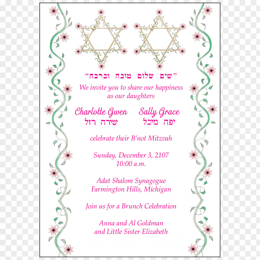 Bar Mitzvah Wedding Invitation Individual Retirement Account Party Paper PNG