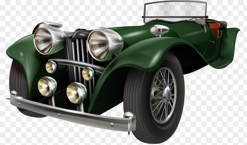 Green Classic Car Stock Photography Royalty-free PNG