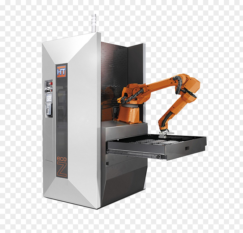 Machine Tool Automation HandlingTech FANUC Lathe PNG