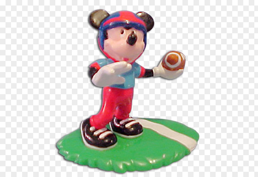 Mickey Mouse Figurine Christmas Ornament American Football PNG