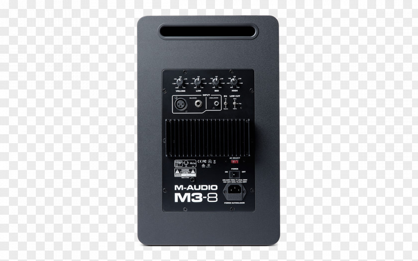 Musical Instruments Studio Monitor Loudspeaker Recording M-Audio M3-8 PNG