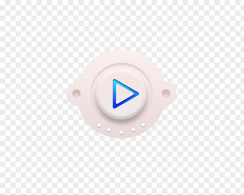 Play Button Pattern White PNG
