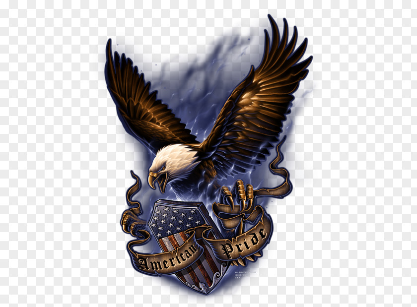 American Pride Eagle Graphics T-shirt Design PNG