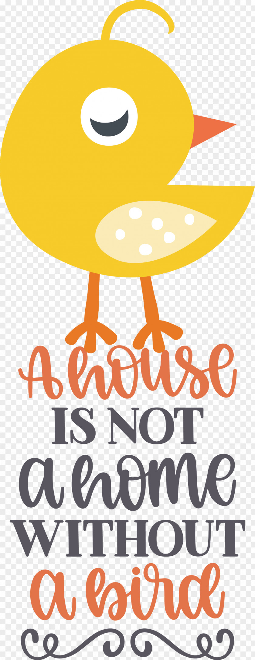 Bird Quote Home PNG