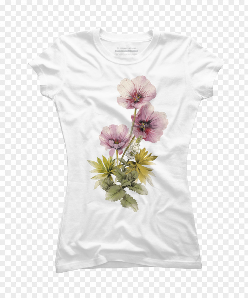 Geranium T-shirt Clothing Design By Humans Hoodie PNG