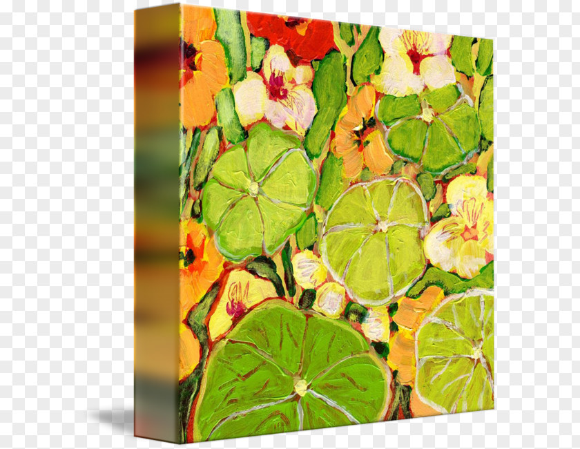 Leaf Gallery Wrap Canvas Art Herb PNG