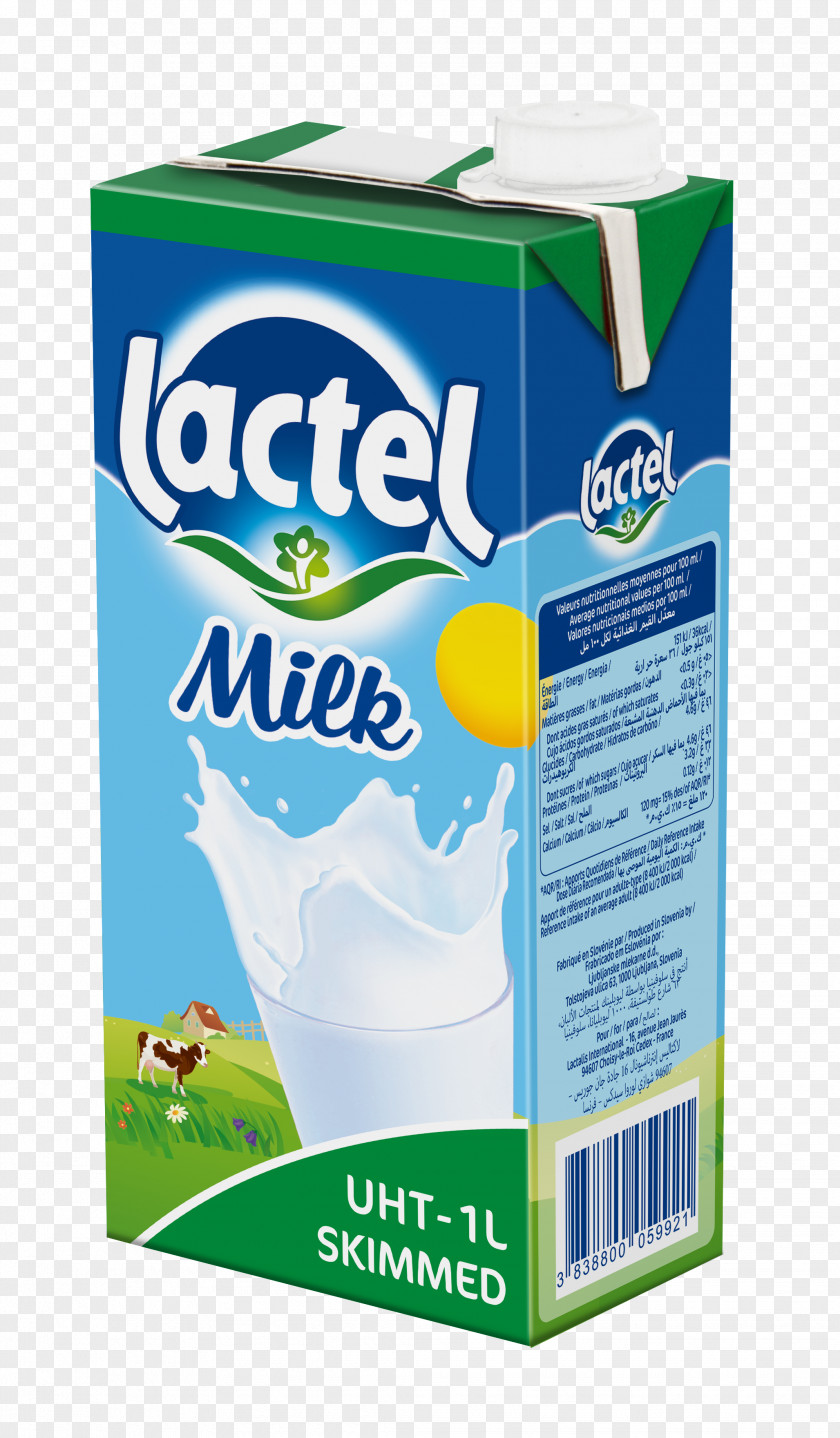 Milk Skimmed Cream Ultra-high-temperature Processing Lactel PNG