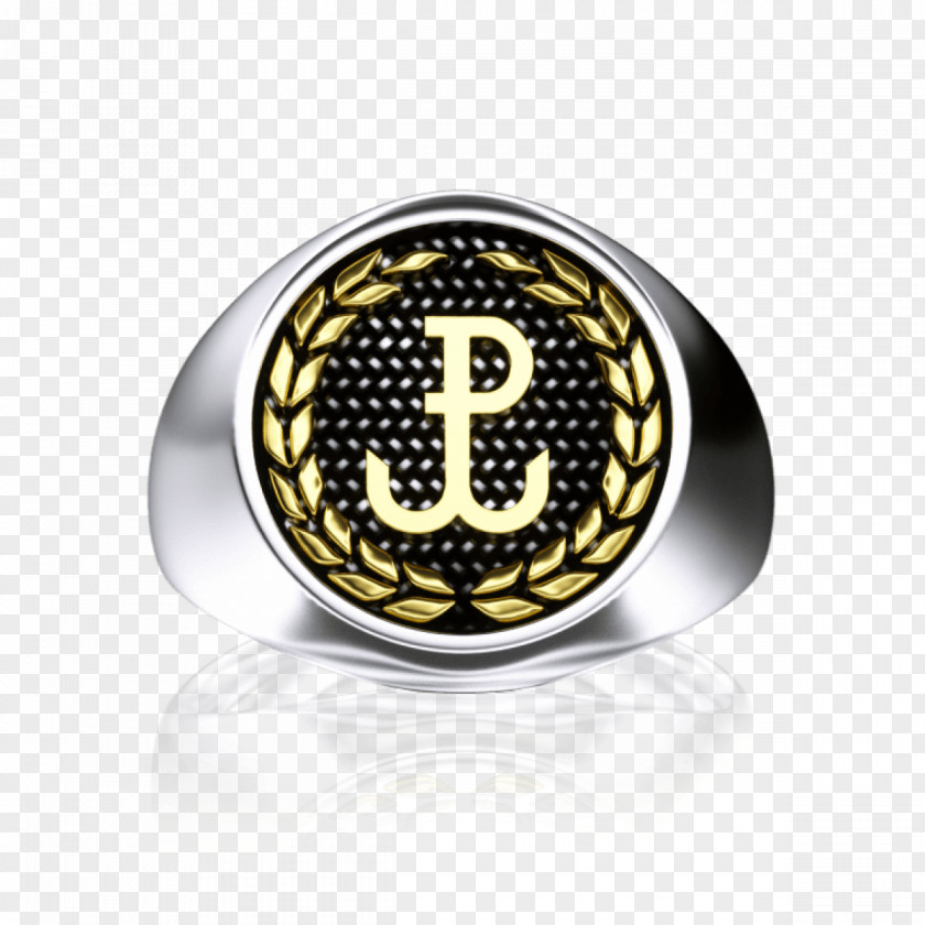 Silver Emblem Chevalière Symbol Body Jewellery PNG