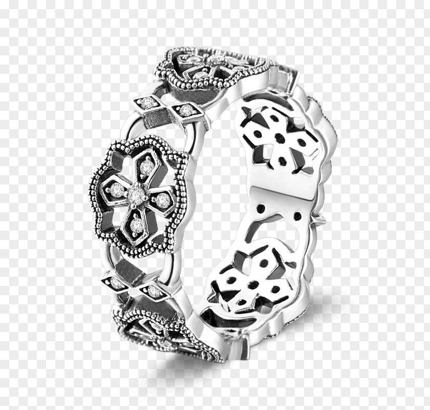 Silver Ring Jewellery Watch Strap Bling-bling PNG