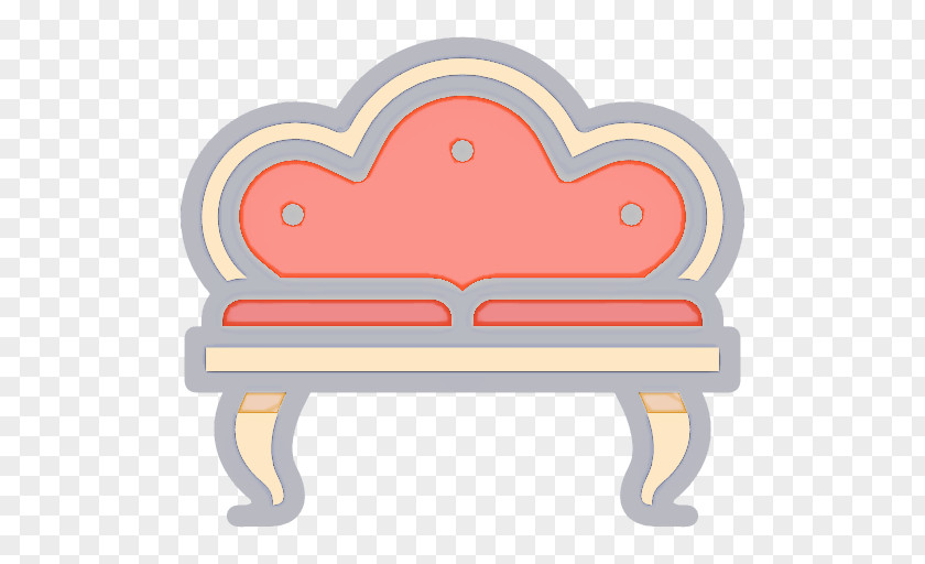 Furniture Bench Table Heart Cloud PNG