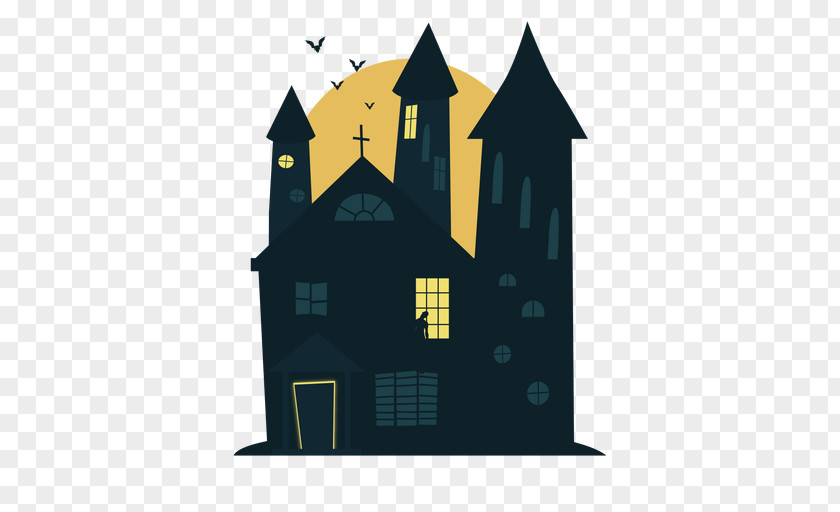 House Image Haunted Illustration PNG