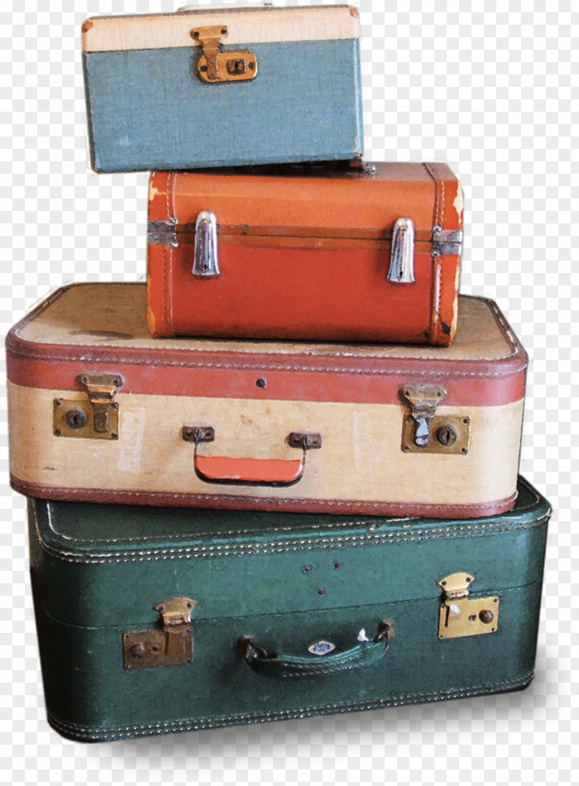 Valise Suitcase Travel Baggage Art PNG
