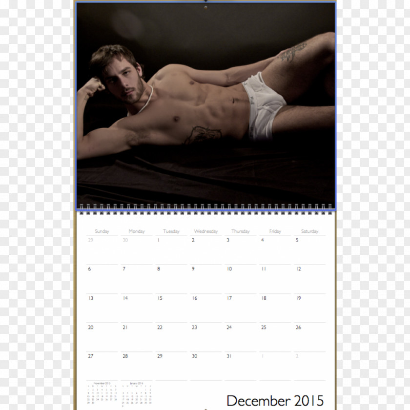December Calendar PNG