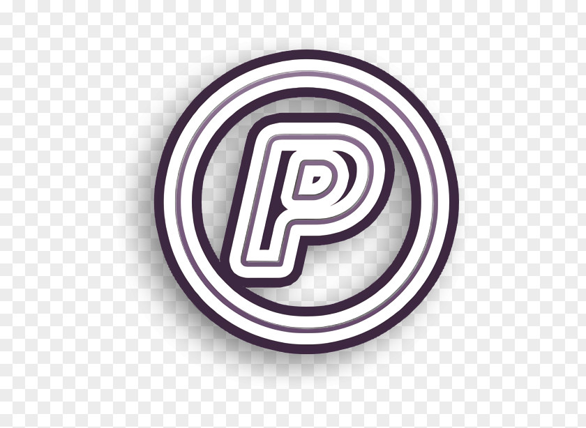 Symbol Logo Circles Icon Line Neon PNG