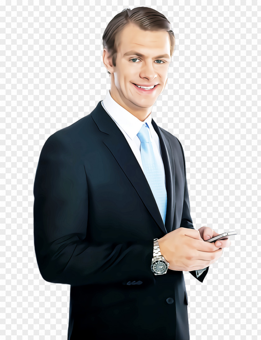 Gesture Business Suit Formal Wear White-collar Worker Male Standing PNG