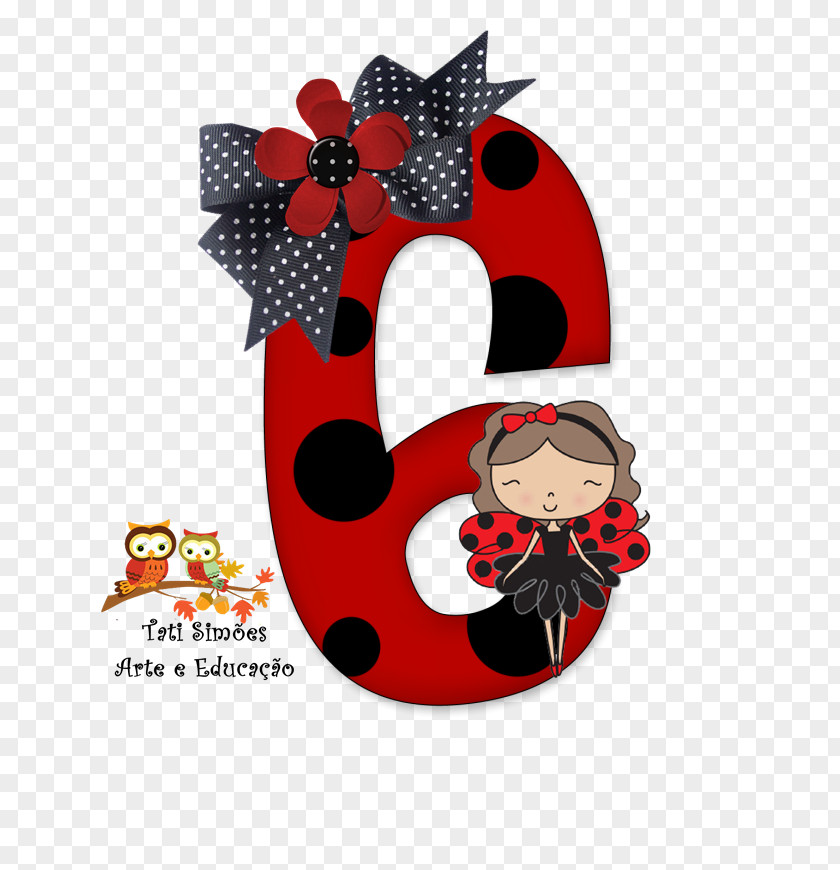Joaninha Number Ladybird Beetle Page Numeral PNG