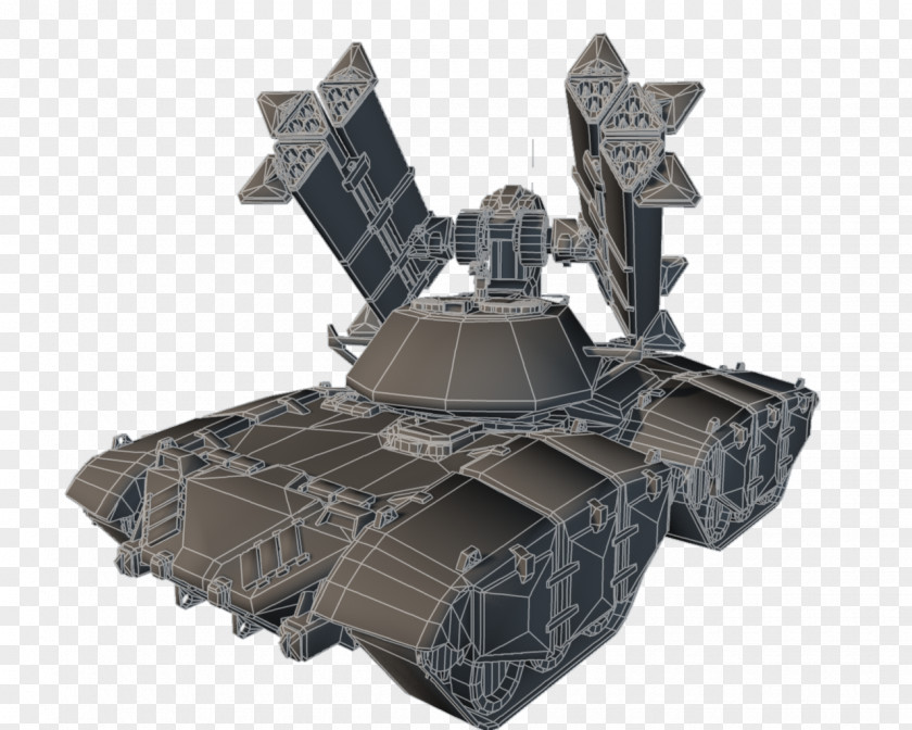 Wires Low Poly Tank Polycount PNG