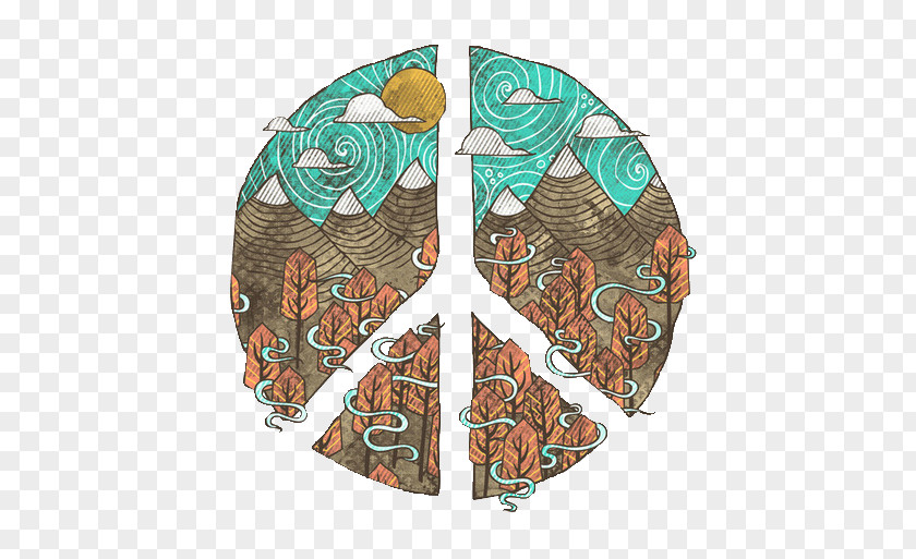 Design Hippie Graphic T-shirt Peace PNG