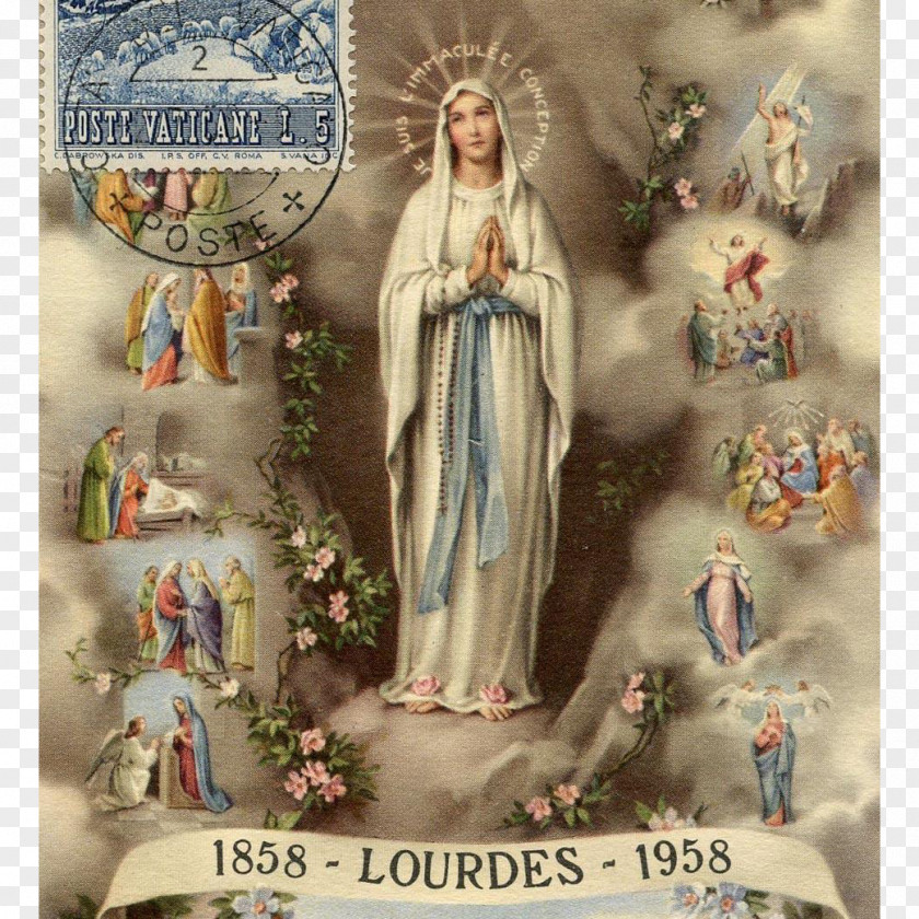 Jesus Our Lady Of Lourdes Rosary Prayer Holy Spirit PNG