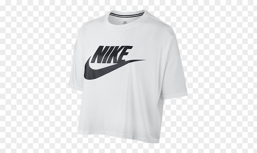 White/white/black Größe #:L Fluo Top For WomenT-shirt T-shirt Sleeve Nike W NSW ESSNTL Tee HBR PNG