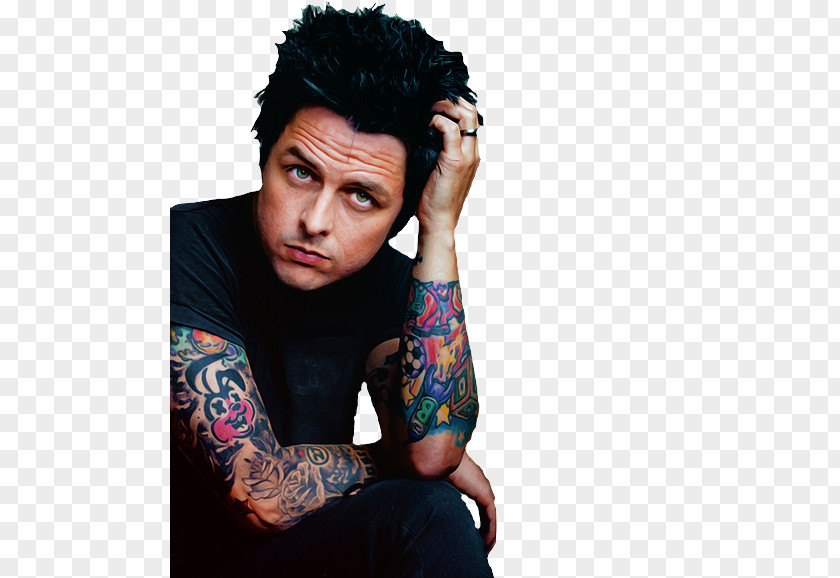 Billie Joe Armstrong Green Day Tattoo Punk Rock Awesome As Fuck PNG