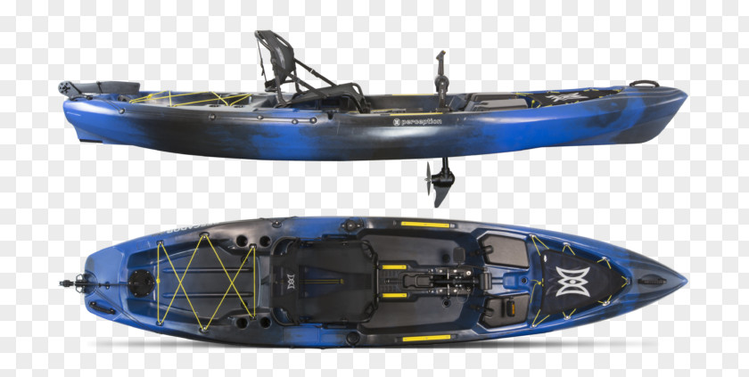Fishing Kayak Perception Pescador Pilot 12.0 Paddle PNG