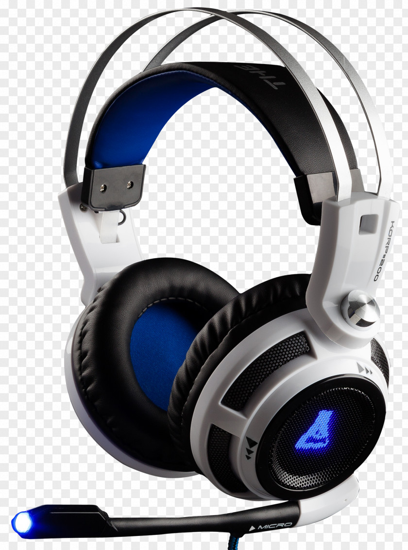 Microphone Headphones Bluestork Headset Black Blue Korp400 Binaurale 400 Gr Turtle Beach Ear Force Recon 50P PNG
