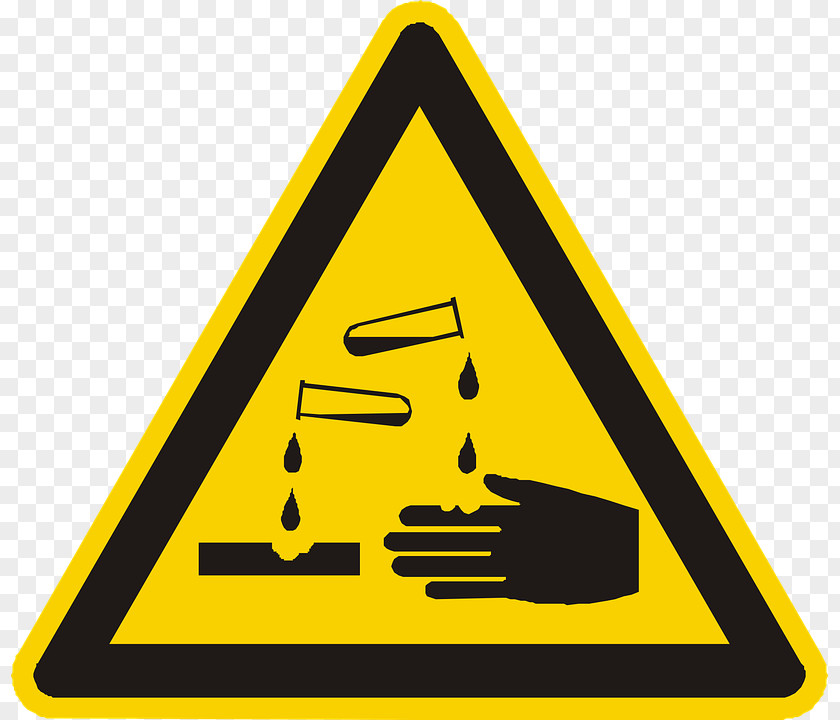 Middlesex University Sulfinic Acid Corrosive Substance Hazard Symbol PNG
