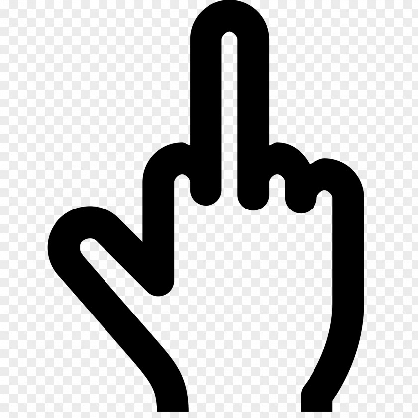 Right Arrow Middle Finger The PNG