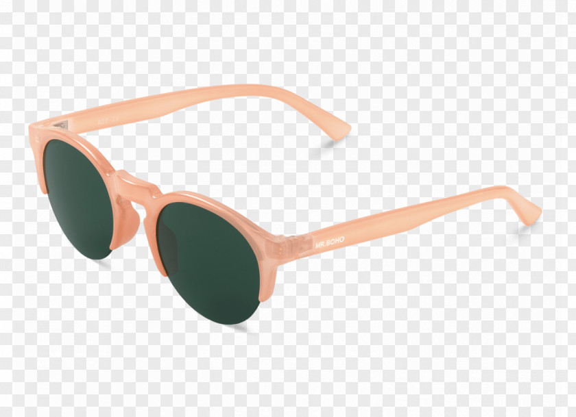 HeadquartersPeach And Mint Goggles Sunglasses MR. BOHO PNG