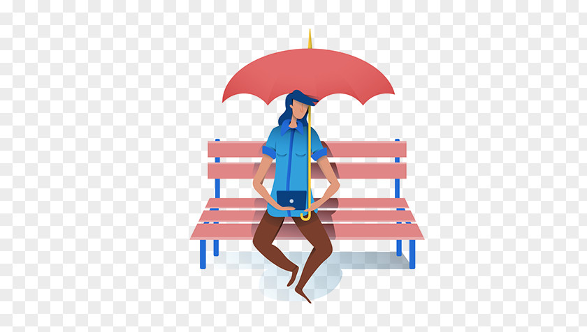 Umbrella Turquoise Furniture Table PNG