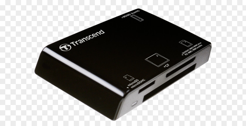 USB Memory Card Readers Secure Digital CompactFlash Transcend Information PNG