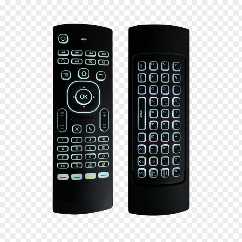 Computer Mouse Keyboard Remote Controls Wireless Backlight PNG